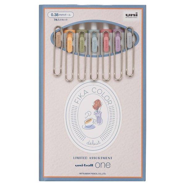 Ballpoint pen Uni ball ONE new color FIKA Color 0.38mm 0.5mm dessert color limited item stationery girl student school office collection UMNS38 UMNS05 - CHL-STORE 