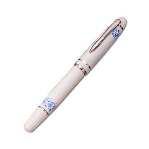 Blue-and-White Porcelain Retro Texture Modeling Ballpoint Pen Signature Pen Black Ink 0.5mm Ballpoint Pen Gift Box NP-HTNQI-201 - CHL-STORE 