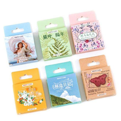 Boxed stickers Retro characters Hand account decoration Alien sealing stickers Decorative stickers Earthly angels NP-000136 - CHL-STORE 