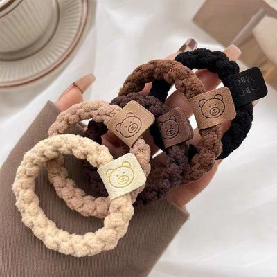 Braided Twist High Elastic Hair ring Hair accessory Hair band AC-010011 - CHL-STORE 