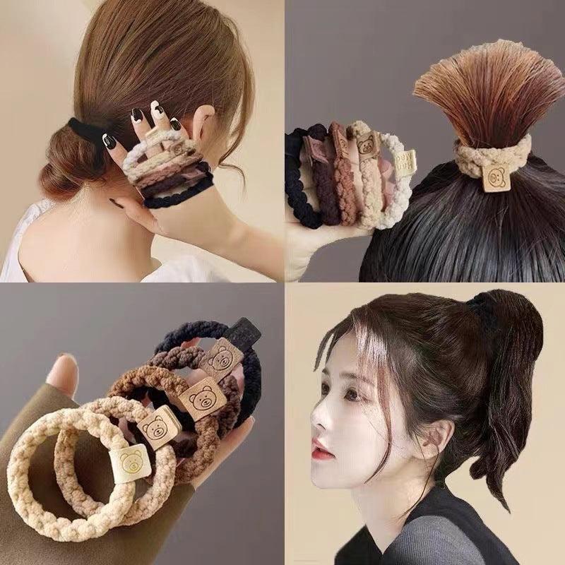 Braided Twist High Elastic Hair ring Hair accessory Hair band AC-010011 - CHL-STORE 