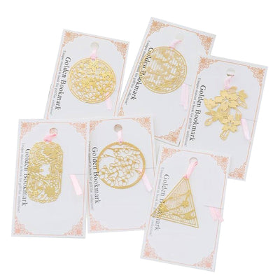 Cherry Blossom Series Metal Hollow Bookmarks Cherry Blossom Bookmarks Metal Bookmarks Gold Bookmarks Classic Bookmarks Retro Bookmarks Sakura Bookmarks Japanese Style Spring NP-HEZQI-906 - CHL-STORE 