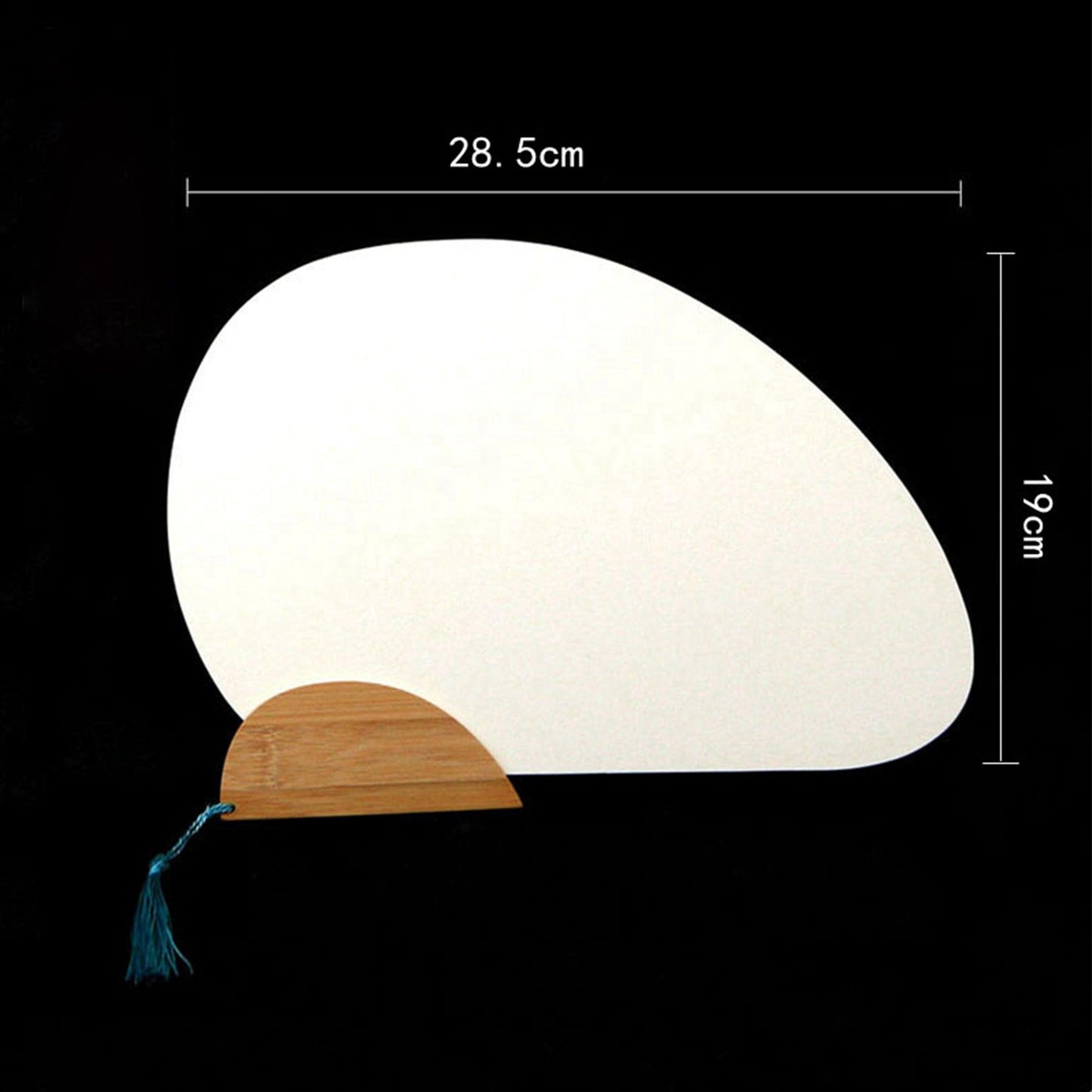 CHINESE COURT STYLE BLANK XUAN PAPER HAND FAN FOR DIY PAINTING TO-000027 - CHL-STORE 