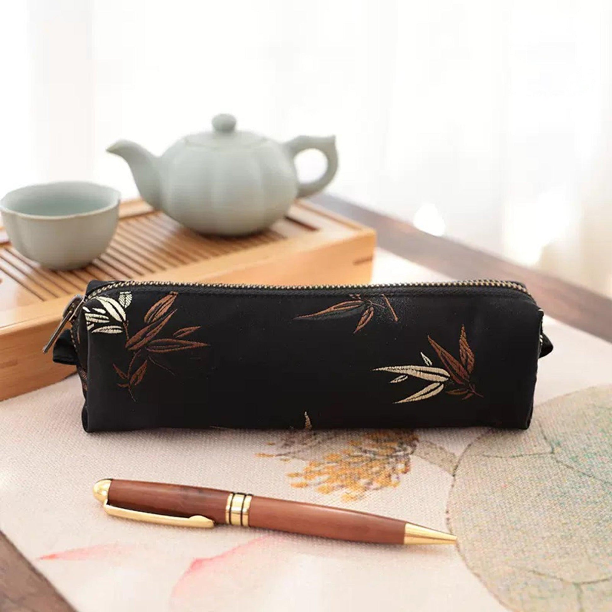 Chinese Style Retro Embroidered Pencil Bag NP-020040 - CHL-STORE 