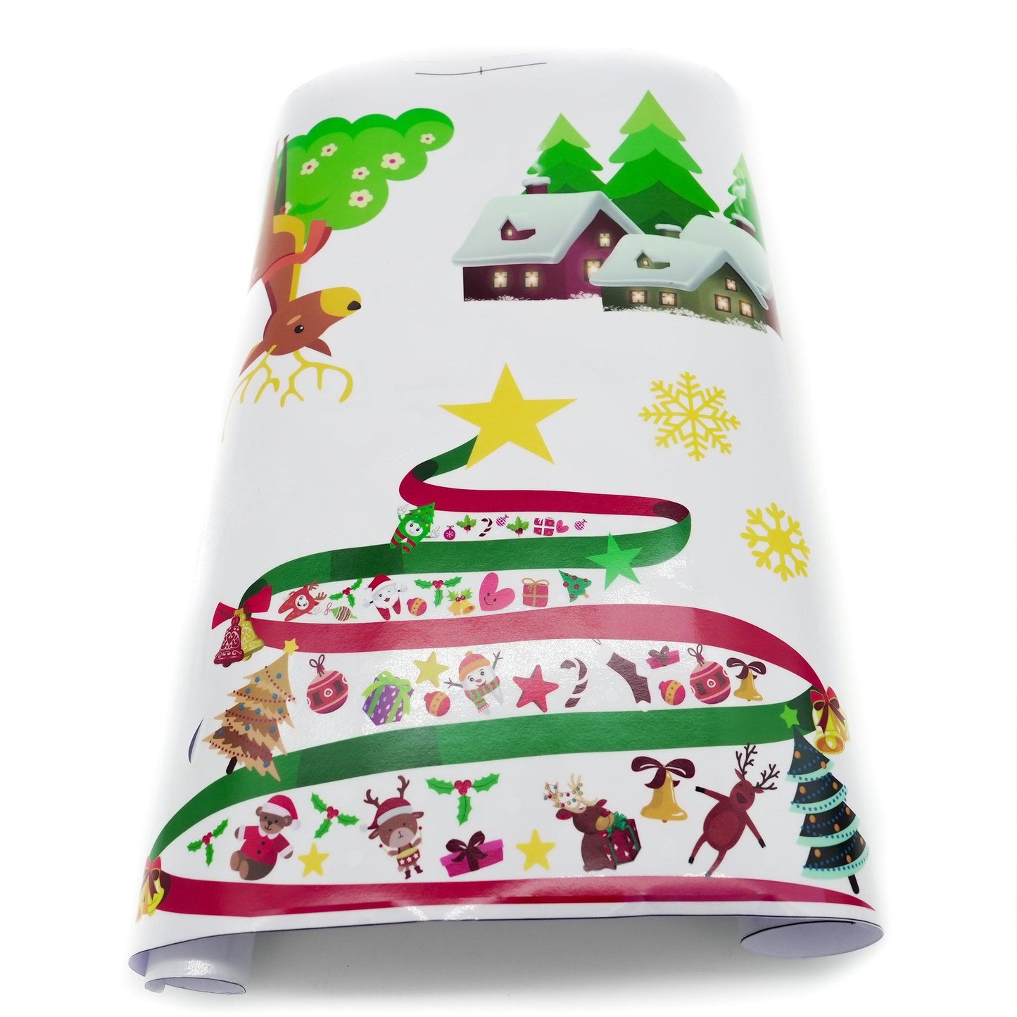 Christmas Sticker Glass Window Antistatic No Trace Decoration Arrangement Festival Handicraft LI-020003 - CHL-STORE 