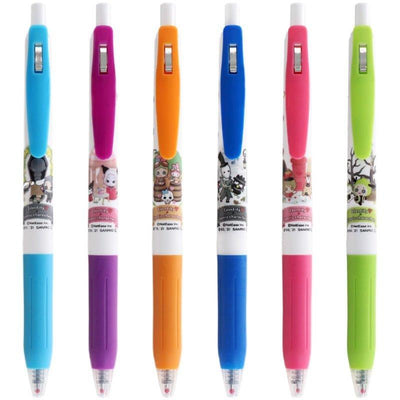 Chugai x Zebra 4549502073 Sarasa Fifth Personality x Sanrio 0.5mm Character Joint Black Ink Gel Pen Ball Pen Thick Ink Pen - CHL-STORE 