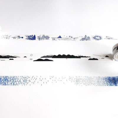 Classiky 23203-01 artist joint landscape rain France paper tape three into the group sketch paper tape - CHL-STORE 