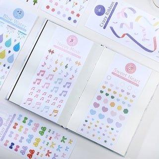 Colorful and elegant sticker series ins collage decoration small fresh hand account DIY material stickers decorative stickers - CHL-STORE 