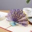 Creative 3D Pop-up Cards Paper Carving Lotus Sailboat Peacock With Pearlescent Envelope NP-050016 - CHL-STORE 