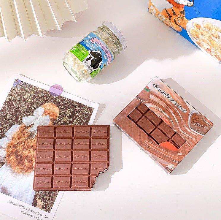 Creative Chocolate Modeling Tearable Handwritten Memo Small Notebook NP-030042 - CHL-STORE 