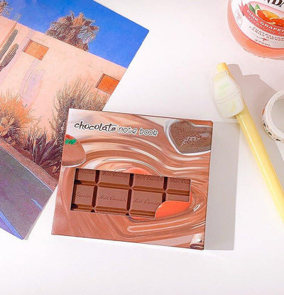 Creative Chocolate Modeling Tearable Handwritten Memo Small Notebook NP-030042 - CHL-STORE 