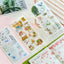 Creative Fresh Watercolor Style Wenqing Illustrations Daily Practical Animals Decorative Stickers Washi Paper Stickers - CHL-STORE 