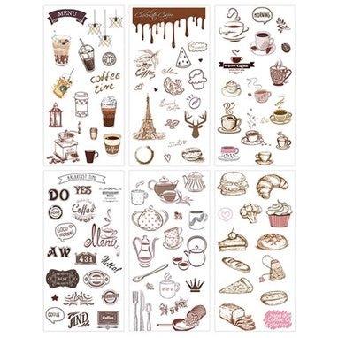 Creative Fresh Watercolor Style Wenqing Illustrations Daily Practical Animals Decorative Stickers Washi Paper Stickers - CHL-STORE 