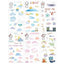 Creative Fresh Watercolor Style Wenqing Illustrations Daily Practical Animals Decorative Stickers Washi Paper Stickers - CHL-STORE 