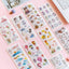 Creative Fresh Watercolor Style Wenqing Illustrations Daily Practical Animals Decorative Stickers Washi Paper Stickers - CHL-STORE 