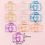 Creative hollow color paper clip Metal shape creative paper clip - CHL-STORE 