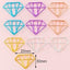 Creative hollow color paper clip Metal shape creative paper clip - CHL-STORE 