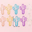 Creative hollow color paper clip Metal shape creative paper clip - CHL-STORE 