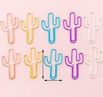 Creative hollow color paper clip Metal shape creative paper clip - CHL-STORE 