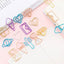 Creative hollow color paper clip Metal shape creative paper clip - CHL-STORE 