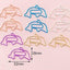Creative hollow color paper clip Metal shape creative paper clip - CHL-STORE 