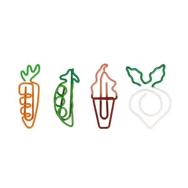 Creative Mini Cute Vegetable and Fruit Shape Paper Clip Folder Bookmark NP-070026 - CHL-STORE 