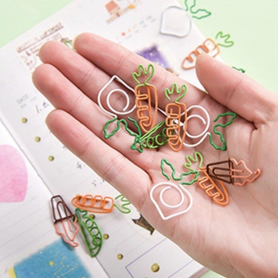 Creative Mini Cute Vegetable and Fruit Shape Paper Clip Folder Bookmark NP-070026 - CHL-STORE 