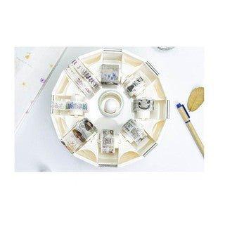 Creative Round Simple Storage Cutting Paper Tape Washi Tape Cutter Tape Dispenser NP-H7TAY-931 - CHL-STORE 