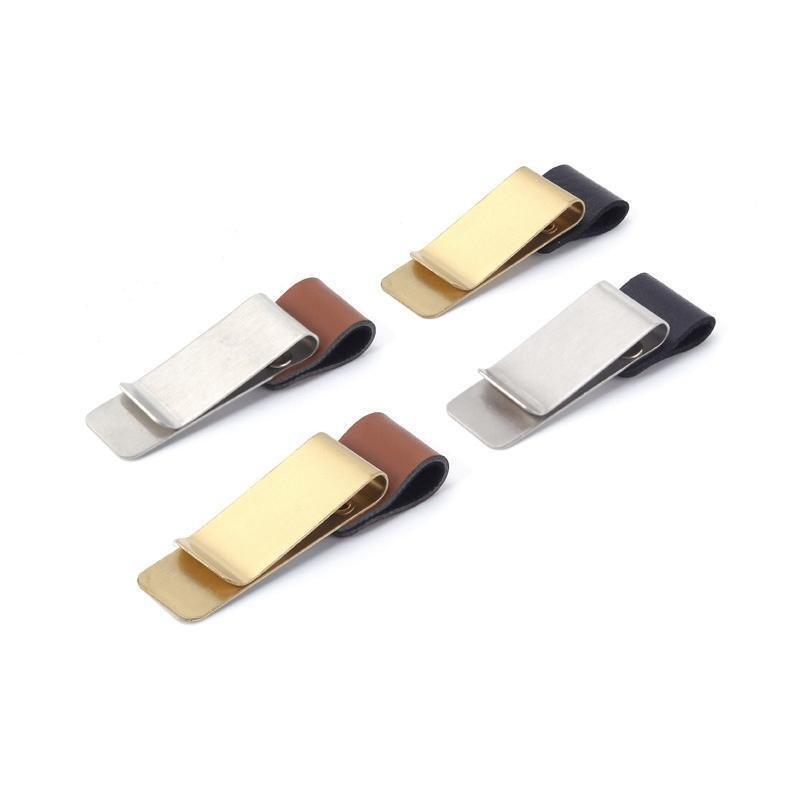 Creative Stationery Travel Outing Meeting Suitable for Notebook Accessories Metal Pen Clip Handbook Pen Clip Loose-leaf Notepad Bill Clip Texture Storage Clip - CHL-STORE 