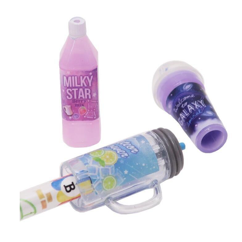 CRUX 5505 Cute Beverage Pen Caps Refreshing Drinks Milk Fruit Coffee Pencil Cap Set 3pcs - CHL-STORE 