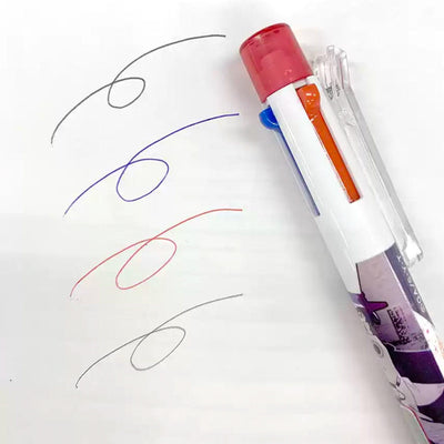 CRUX Detective Conan functional pen 3+1 multi-function pen 3-color ballpoint pen 0.5mm automatic pencil Shinichi Conan - CHL-STORE 