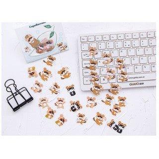 Cute Animal Cartoon GAGARACCOON Raccoon Everyday Decoration Transparent Sticker Pack Sticker NP-H7TAY-0290 - CHL-STORE 