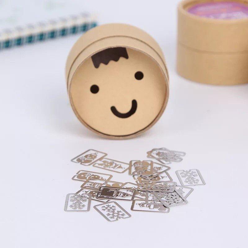 Cute Bookmarks Mini Boxes Metal Bookmarks Engraved Bookmarks Modeling Bookmarks Bookmarks Book Clips 20 Pieces NP-H7TGM-901-N - CHL-STORE 