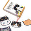 Cute Cats Big Head Card Hanging Cards Bookmarks Decorative Cards Cat Card Sets Decorative Card Sets NP-HTEQF-903 - CHL-STORE 