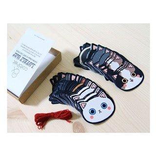 Cute Cats Big Head Card Hanging Cards Bookmarks Decorative Cards Cat Card Sets Decorative Card Sets NP-HTEQF-903 - CHL-STORE 