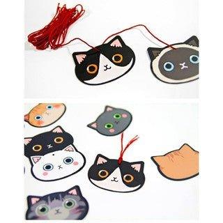 Cute Cats Big Head Card Hanging Cards Bookmarks Decorative Cards Cat Card Sets Decorative Card Sets NP-HTEQF-903 - CHL-STORE 