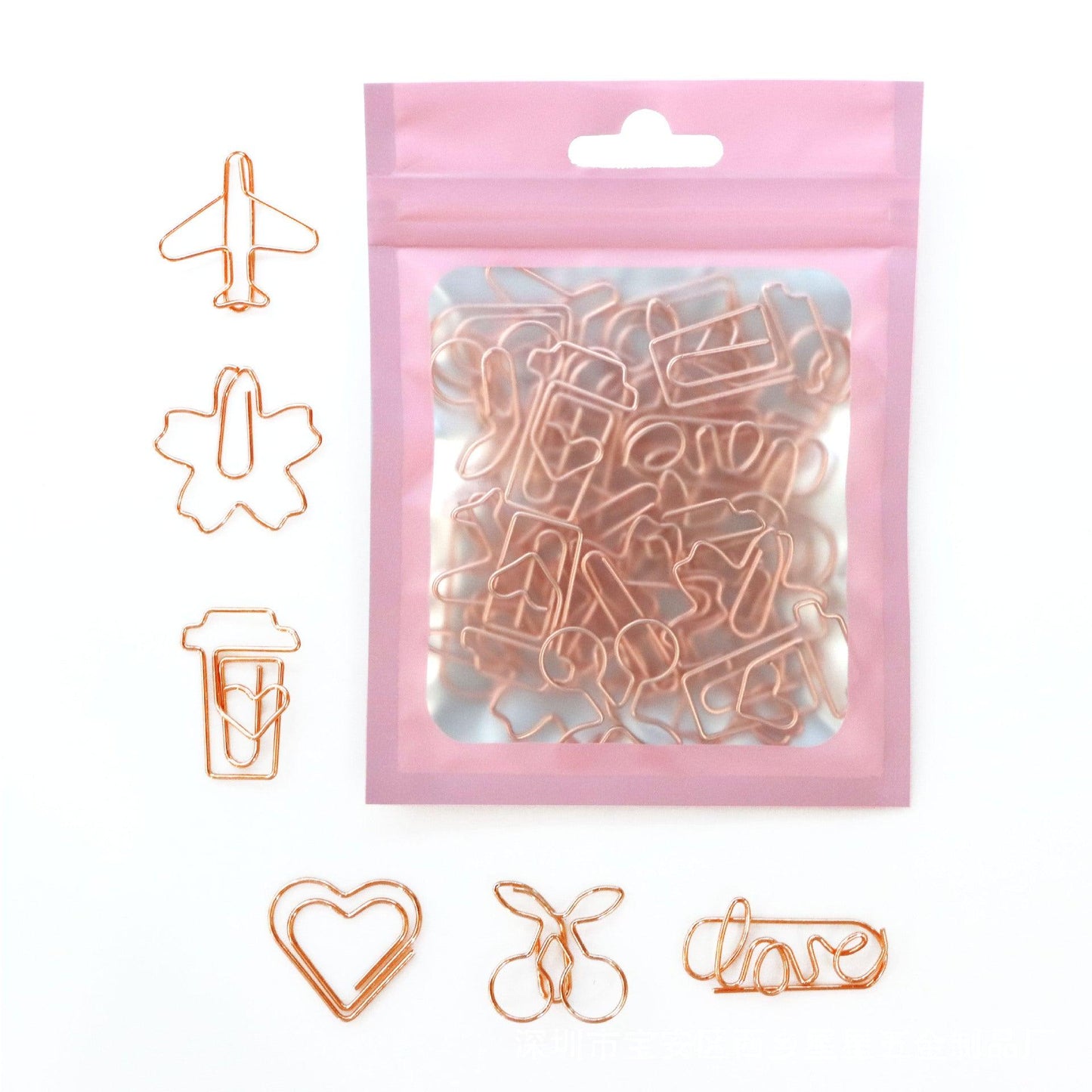 Cute shape metal paper clip vegetable and fruit paper clip animal paper clip - CHL-STORE 