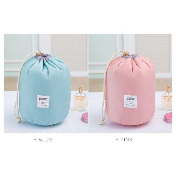 Cylinder Cosmetic Bag | Large Capacity Storage