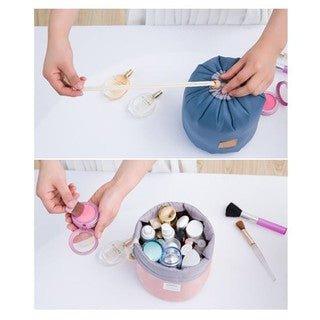 Cylinder Cosmetic Bag Multifunctional Large Capacity Storage Bag Cosmetic Bag Travel Storage Bag Drawstring Pocket Toilet Bag NP-H7TGG-902 - CHL-STORE 