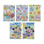 Disney Crayon Style Bright Colors Transparent Design Double Sided Pattern A4 L Type Folder 5 Packs Folder Set - CHL-STORE 