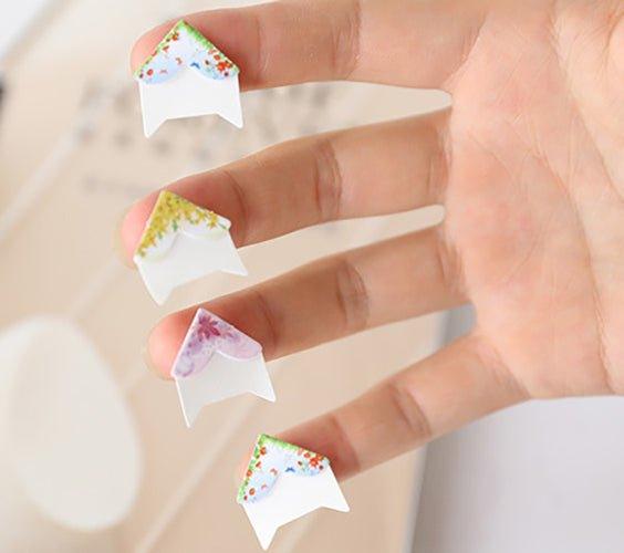 DIY Pastoral Heart-shaped Floral Corner Stickers Album Stickers 24pcs NP-000085 - CHL-STORE 