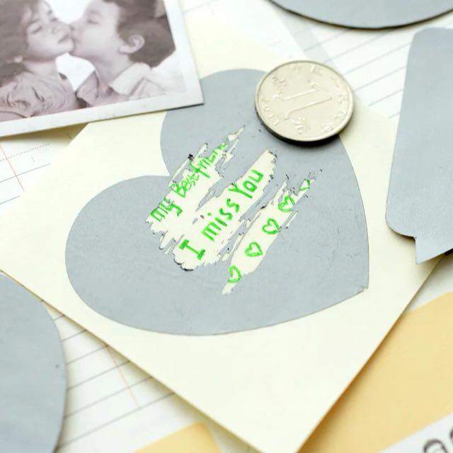 DIY scratch card scratch card sticker scratch film - CHL-STORE 