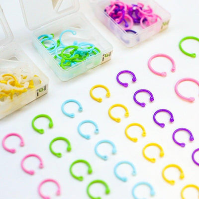 DIY Stationery Color Plastic Rings Binding Rings Plastic NP-070023 - CHL-STORE 