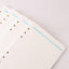 DIY stationery loose-leaf book A5 6-hole loose-leaf core loose-leaf paper blue title blank grid dots horizontal line - CHL-STORE 
