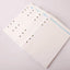 DIY stationery loose-leaf book A5 6-hole loose-leaf core loose-leaf paper blue title blank grid dots horizontal line - CHL-STORE 