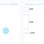 DIY stationery loose-leaf book A5 6-hole loose-leaf core loose-leaf paper blue title blank grid dots horizontal line - CHL-STORE 