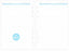 DIY stationery loose-leaf book A5 6-hole loose-leaf core loose-leaf paper blue title blank grid dots horizontal line - CHL-STORE 