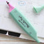 Epoch 623-0180 two-color scented highlighter double-headed highlighter green pink lightweight portable note draw focus - CHL-STORE 