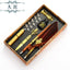 European Quill Pen Dip Pen Letter Opener Metal Stamp Wenqing Set NP-010002 - CHL-STORE 