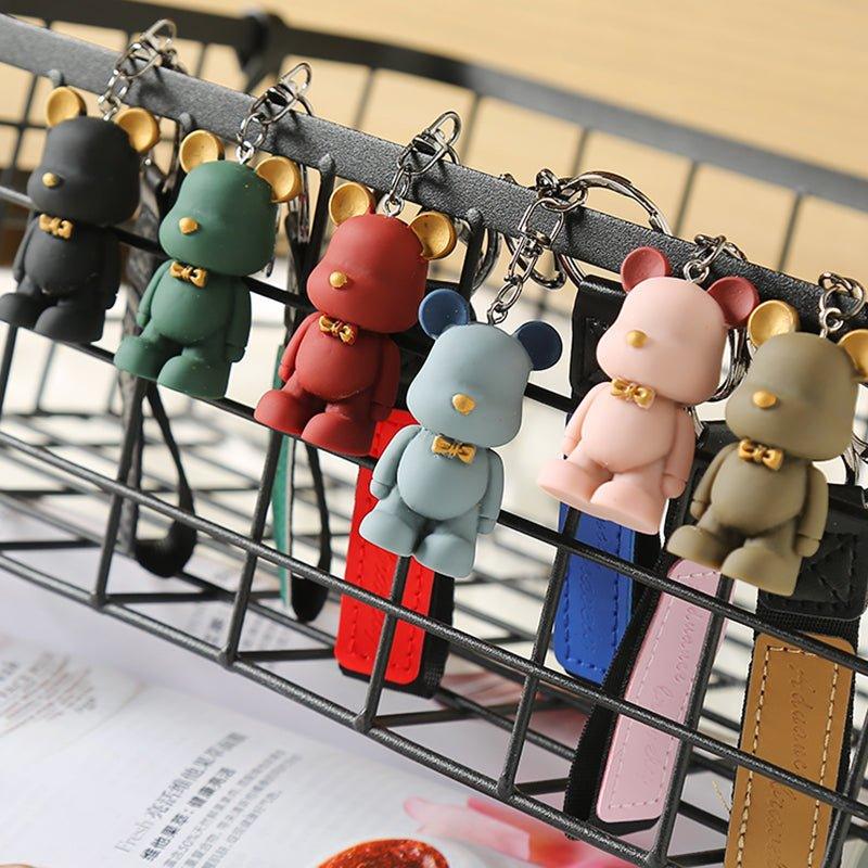Fashion Nordic Bow Tie Bear Keychain Pendant Charm TO-010017 - CHL-STORE 